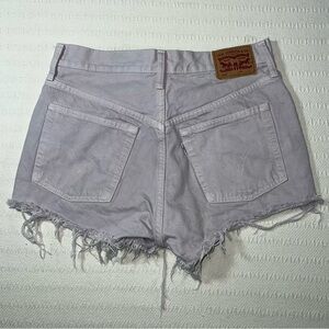 Levi’s 501 High Rise Cutoff Denim Shorts Womens 27 Button Festival Summer